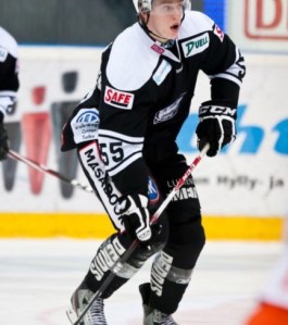 photo credit: Rasmus Ristolainen while playing for Finnish team TPS [photo: Teemu Saarinen, HC TPS]